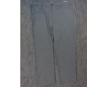 ORVIS Mens 44x32 Gray Pleated Classic Fit Dress Pants Chinos Trousers